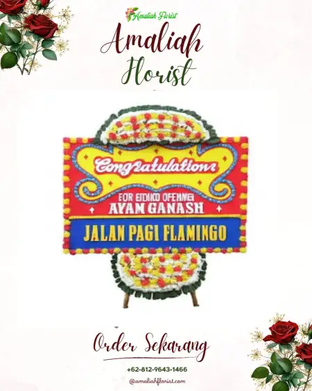 Sewa Papan Bunga Pasir Gadung
